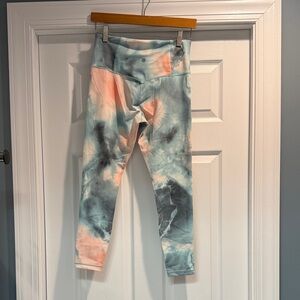 Athleta Multicolor Tie-Dye Leggings